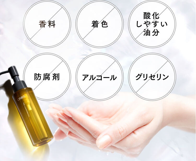 香料 着色 酸化しやすい油分 防腐剤 アルコール グリセリン
