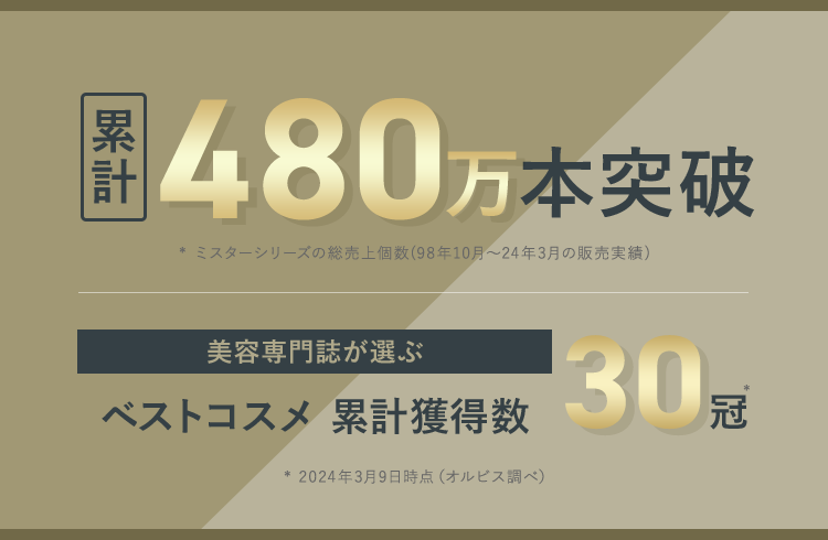累計 480万本突破 Amazon売れ筋ランキングスキンケアギフトセット部門 1位