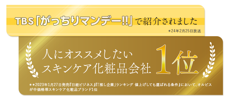 テレビで紹介されました
