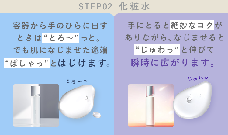 STEP02　化粧水