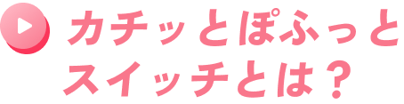 カチッとぽふっとスイッチとは？