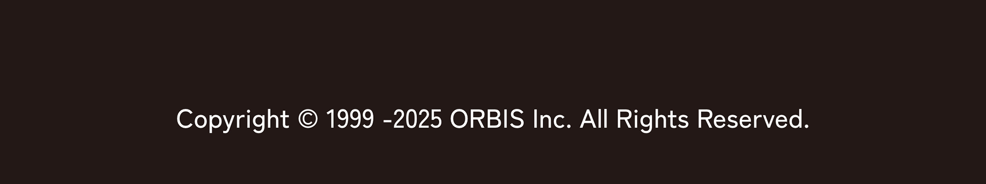 ORBIS（オルビス） コピーライト