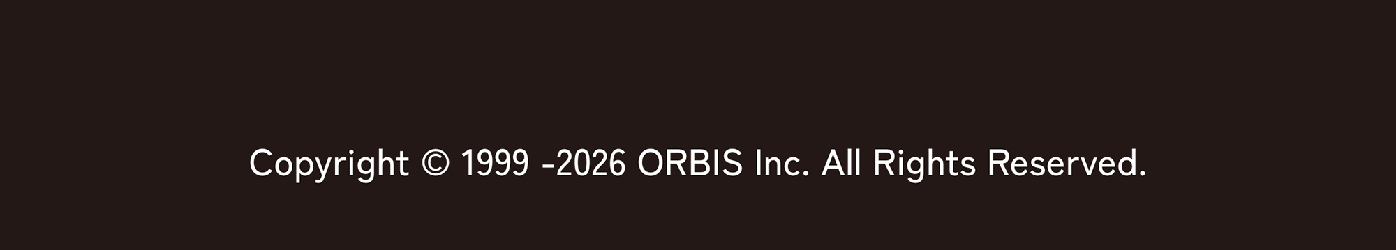ORBIS（オルビス） コピーライト